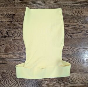 Yellow Bodycon dress